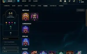 Conta Platina 3 com 27 Champs e 7 Skins