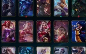 Skins com Bordas Raras, 108 campeões 152 skins