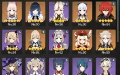 Ar 58 I Hutao/Navia Com Assinatura I + 13 Personagens 5*
