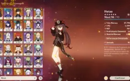 Ar 58 I Hutao/Navia Com Assinatura I + 13 Personagens 5*
