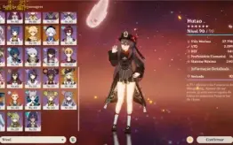 Ar 58 I Hutao/Navia Com Assinatura I + 13 Personagens 5*