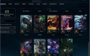 Conta Lv 23, com 29 Campeões Habilitados