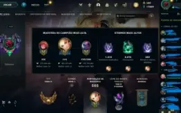 Conta de league of legends para sair hoje