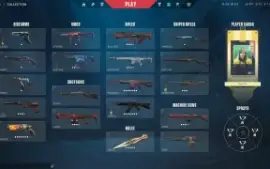 Conta Valorant com 15 skins de loja + 2 passes completos