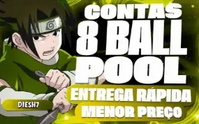 [Mais Vendido] Contas 8 Ball Pool Com Tacos Lendários