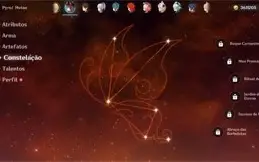 Hu tao + Báculo + Zhongli + 2 T5 + Arma Falcão