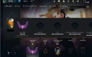 Conta LoL Rank Elo MESTRE Season Temporada 13