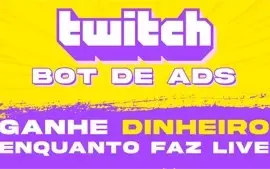 TWITCH ADBOT PARA GERAR RECEITA  AD BOT