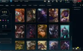 Conta LOL 89 plat 1