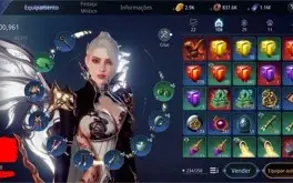 Conta Mir4 SA53 maga LVL 80 100k pp ~ 3k gold  + alt lvl 45