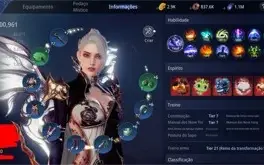 Conta Mir4 SA53 maga LVL 80 100k pp ~ 3k gold  + alt lvl 45