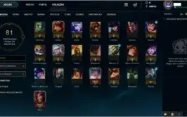 Conta LOL Diamante IV Smurf MMR bom
