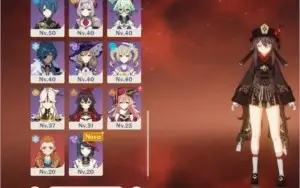 AR55 COM 11 T5 HUTAO HOMA ZHONGLI KLEE BAAL