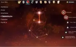Conta Klee c1, Diluc c2, Ganyu, Venti, QiQi, Muitas armas 5*