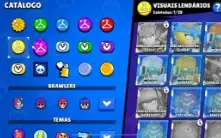 Conta Brawls Star Com Varias Skins E Personagens Lendarios