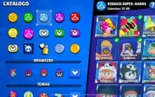 Conta Brawls Star Com Varias Skins E Personagens Lendarios