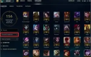 Conta League Legends 103 Champs - Prata iv