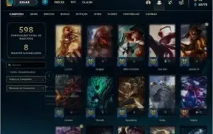 Conta de LOL com 97 SKINS (4 ULTI, 2 MISTICAS E ETC)