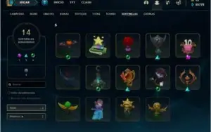 Conta de LOL com 97 SKINS (4 ULTI, 2 MISTICAS E ETC)