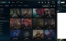 Conta diamante 223 skins