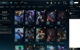 Conta diamante 223 skins