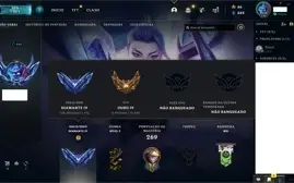 Conta diamante 223 skins