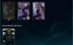 Conta league of legends nivel 156 rank Prata IV