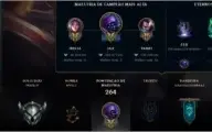 Conta league of legends nivel 156 rank Prata IV