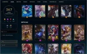 Conta SKIN MISTICAS