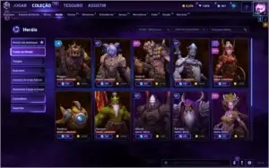 Conta Blizzard com Heathstone e Heroes of the storm