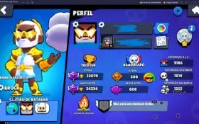 Conta Brawl Stars  Full Acesso | 33K De Troféus & 79 Brawler