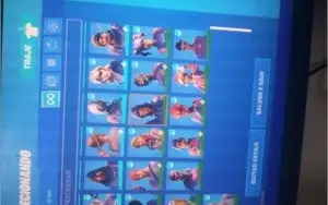 conta de fortnite com 95 skins e wildcat