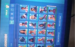 conta de fortnite com 95 skins e wildcat