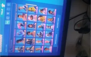 conta de fortnite com 95 skins e wildcat
