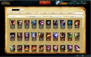 CONTA DE LEAGUE OF LEGENDS 76 CHAMP - 59 SKINS - PROMOÇÃOOO