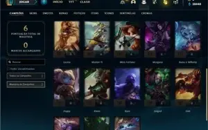 Conta ouro 4 com 23 Champs e 6 Skins