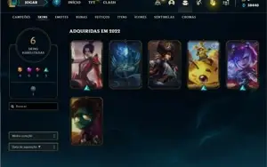 Conta ouro 4 com 23 Champs e 6 Skins