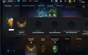 Conta ouro 4 com 23 Champs e 6 Skins