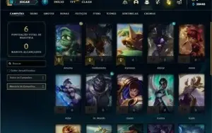 Conta ouro 4 com 23 Champs e 6 Skins