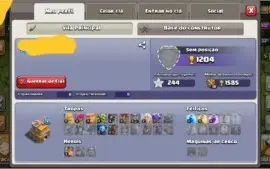 Clash of clans cv 7 100% full barato