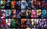 CONTA LOL OURO V,BORDA OURO,TODOS OS CHAMPS,91ICONES 76 SKIN