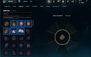 Diamante 4 com 26 Champs e 9 Fragmentos de skins