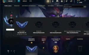 Diamante 4 com 26 Champs e 9 Fragmentos de skins
