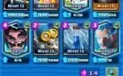 CLASH ROYALE LVL12;6 ANOS;2400 GEMAS;550K GOLD;TROCA DE NICK