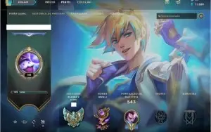 Conta de LoL Full champ Platina V
