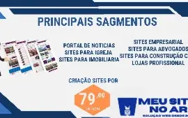 Site Profissional 60,00 Reais Mensal