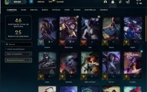Conta Platina 3 com 5 Skins e 32 Champs