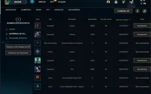 Conta Platina 3 com 5 Skins e 32 Champs