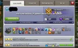 vendo conta de clash of clans