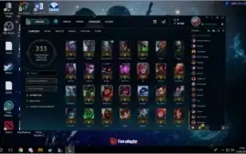 Conta LOLPlatina 2 TODOS os campeões, 79 skins borda diamond